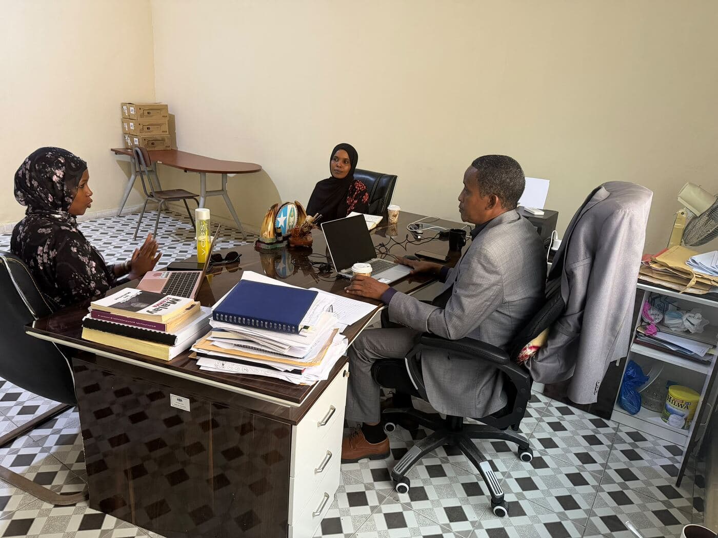 A key informant interview with faculty leadership at Somali National University